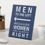 Signe Direction de la salle de bains Symbole Table (In SItu)