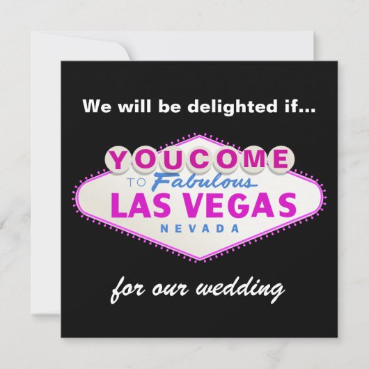 signe du faire-part de mariage moderne Fuchsia Las (Devant)