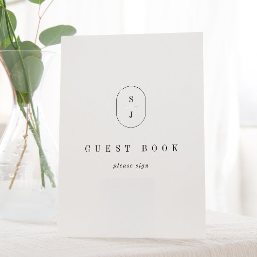 SIGNE DU LIVRE D'INVITATION SHYLAH Simple Monogram