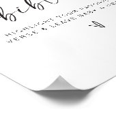 Signe du livre d'or du Baby shower biblique minima (Coin)