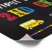 Signe du premier jour de l'école | Poster de 2e an (Coin)