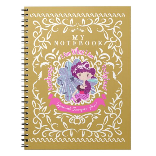 Signe du Scorpion. Cahier (Devant)