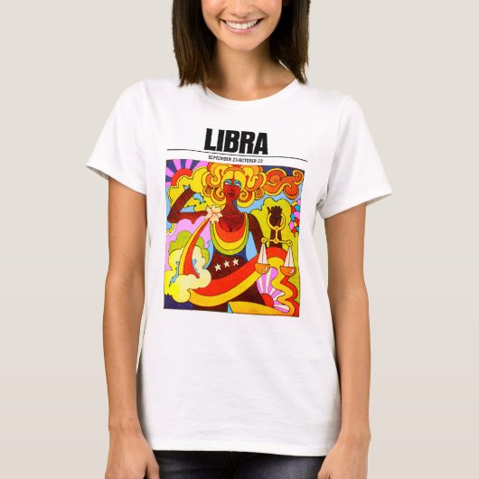 Signe Du T-shirt Libra (Devant)