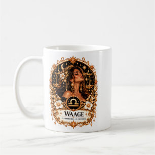 Signe du zodiaque Balance - Édition Or / Tasse pou