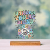 Signe du zodiaque licorne Kawaii Design vectoriel_ (Neutre)
