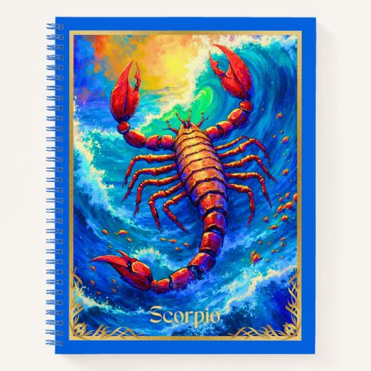 Signe du zodiaque Scorpion dans le Journal des Eau (Devant)