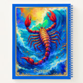 Signe du zodiaque Scorpion dans le Journal des Eau (Dos)