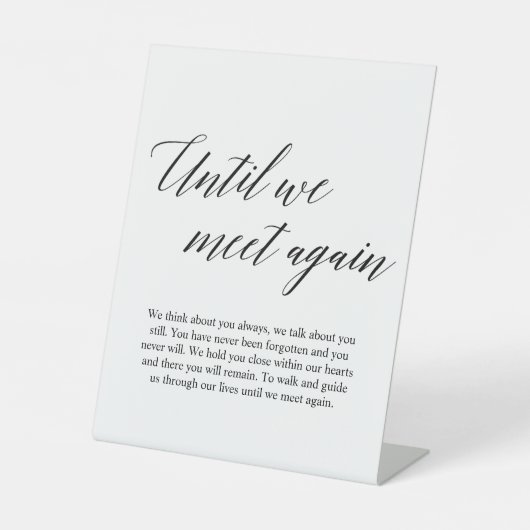 Signe funéraire commémoratif mariage Souvenir (Recto)