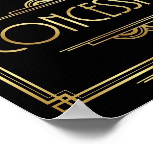 Signe Gatsby Art Déco CONCESSIONS (Coin)