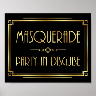 Signe Gatsby Art Déco MASQUERADE
