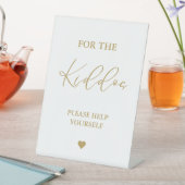 Signe Gold Script For the kiddos Wedding Favors (In SItu)