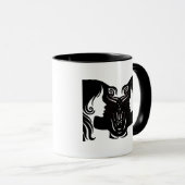 SIGNE Horoscope Gemini Zodiac Twins Café Mug (Devant droit)