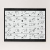 SIGNE LANGUE puzzle (Horizontal)