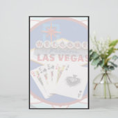 Signe Las Vegas & Cartes Poker Chip (Debout devant)