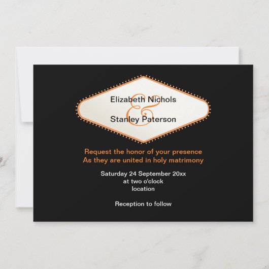 signe Las Vegas destination mariage invitation (Dos)