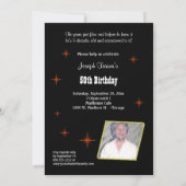 Signe Las Vegas Invitation à la fête d'anniversair (Dos)