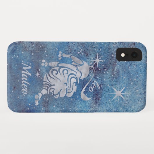 SIGNE Léo Zodiac Coque iPhone XR (Dos (Horizontal))