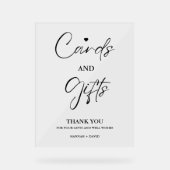 SIGNE Mariage de carte et de Merci cadeau minimali (Recto)