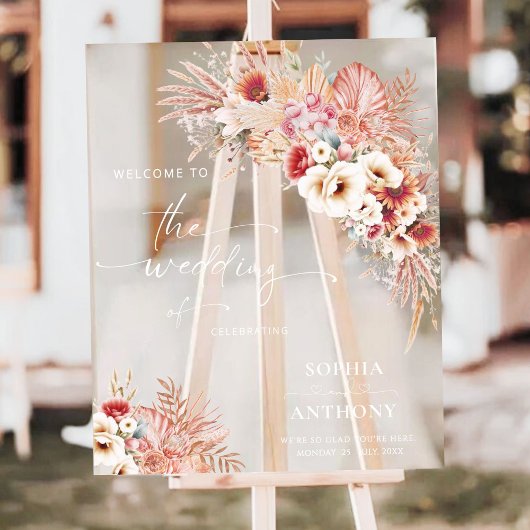 SIGNE Mariage floral Boho Terracotta