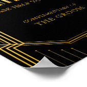 SIGNE Mariage Panier pour hommes | Gatsby Art Déco (Coin)