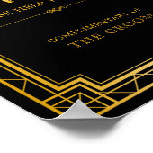 SIGNE Mariage Panier pour hommes | Gatsby Art Déco (Coin)