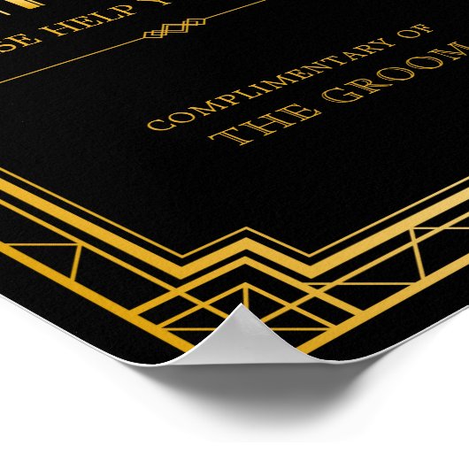 SIGNE Mariage Panier pour hommes | Gatsby Art Déco (Coin)