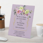 Signe mariage pour les clients Sanitizer à la main (In SItu)