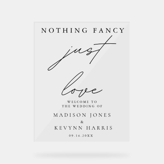 SIGNE Mariage Rien De Fancy Just Love (Recto)