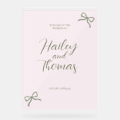 Signe Mariage rose et vert (Recto)