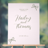 Signe Mariage rose et vert (Neutre)