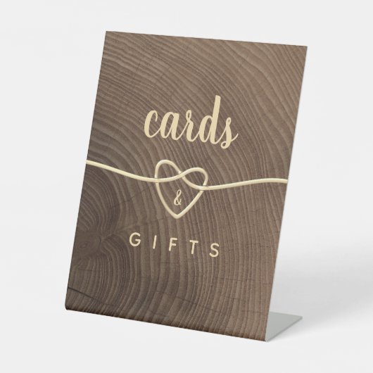 SIGNE Mariage Rustique en bois (Recto)