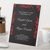 Signe Mariage victorien rouge et noir (Variation 1 (In SItu)