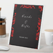 Signe Mariage victorien rouge et noir (Variation 2 (In SItu)