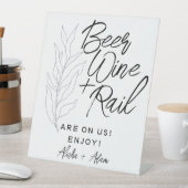 SIGNE mariage Vin de bière & Bar de rail Tabletop  (In SItu)