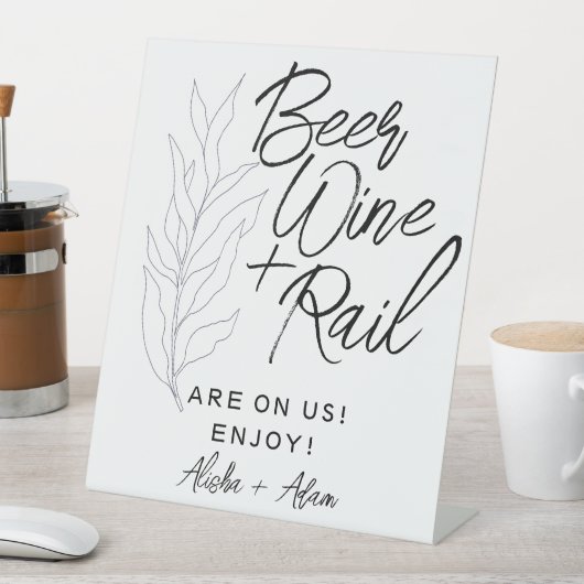 SIGNE mariage Vin de bière & Bar de rail Tabletop  (In SItu)