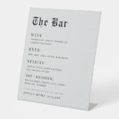 Signe minimaliste à l'ancienne Mariage de la barre (Recto)