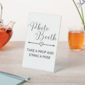 Signe minimaliste de la cabine photo (In SItu)