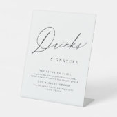 Signe minimaliste de signature de script moderne (Recto)