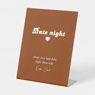 Signe minimaliste rétrograde Date Nuit Idées