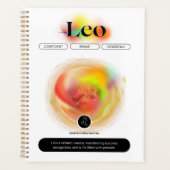 Signe moderne Zodiac Leo Citation | Élément incend (Devant)