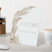 Signe Pampas Grass Boho Faveurs (In SItu)