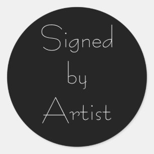 Signé par Artist Stickers