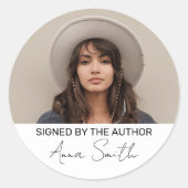 Signé par l'auteur Livre Signing Sticker Photo (Devant)