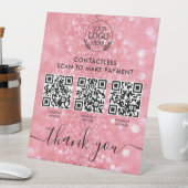 Signe Pedestal personnalisé avec paiement de code  (In SItu)