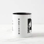 SIGNE PERSONNALISÉ Gemini Zodiac Twins Café Mug (Centre)