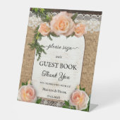 SIGNE PIÉTONNE Mariage rustique Rose (Recto)