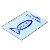 SIGNE PISCES Étoile Carnet poisson (Côté gauche)