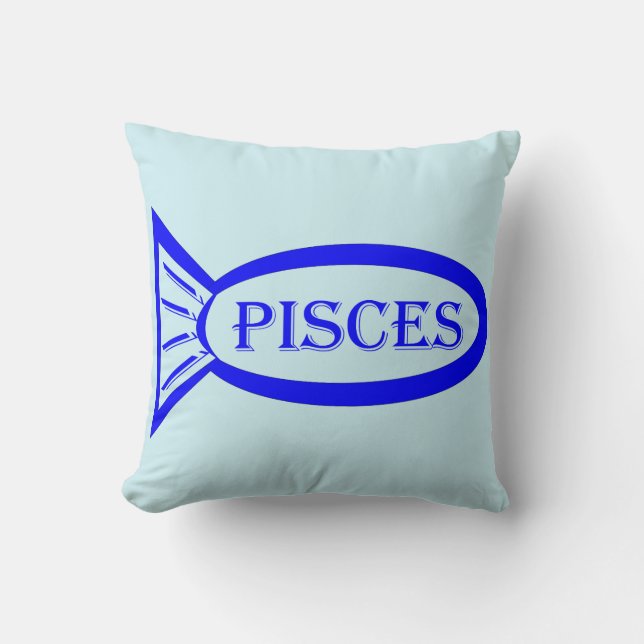 SIGNE PISCES Étoile Coussin de poisson (Recto)