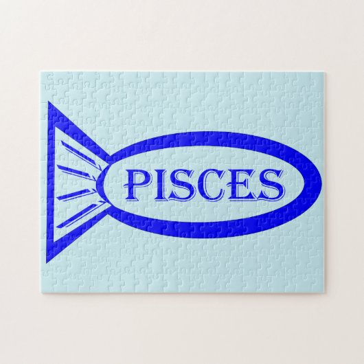 SIGNE PISTES Étoile Puzzle de poisson (Horizontal)