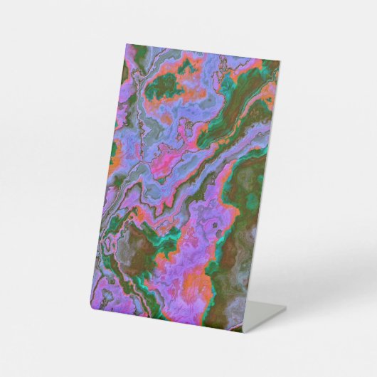 SIGNE POISSON EN MARBRE AÉRIEN (Recto)